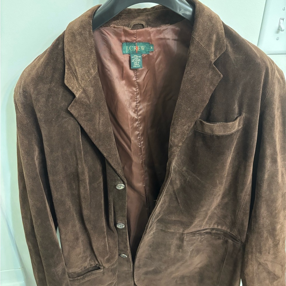 J.Crew Brown Velvet Blazer